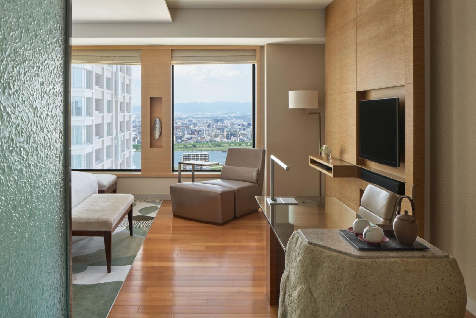 A city-view room at InterContinental Osaka near Osaka Station